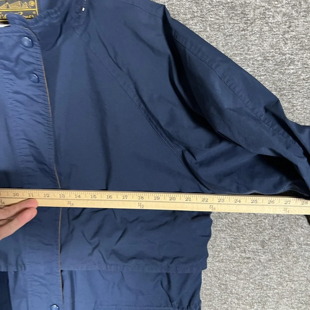 Vintage Eddie Bauer Jacket Mens Large Blue Gore-Tex Parka Hooded Waterproof‎ 90s